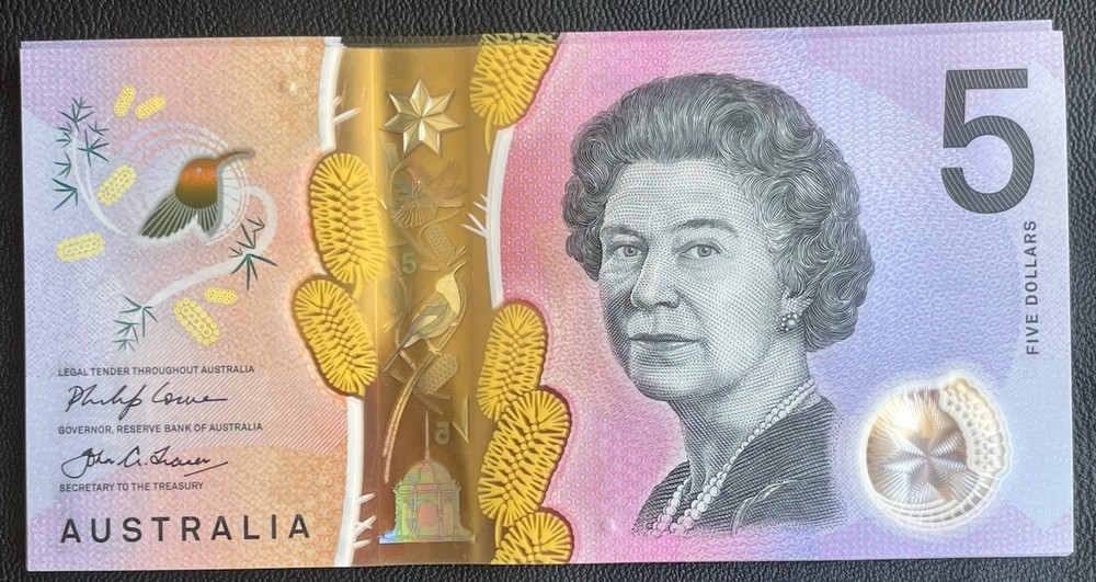 2018 $5 AF18 Uncirculated Australian Five Dollar Banknote General Prefix AF 18