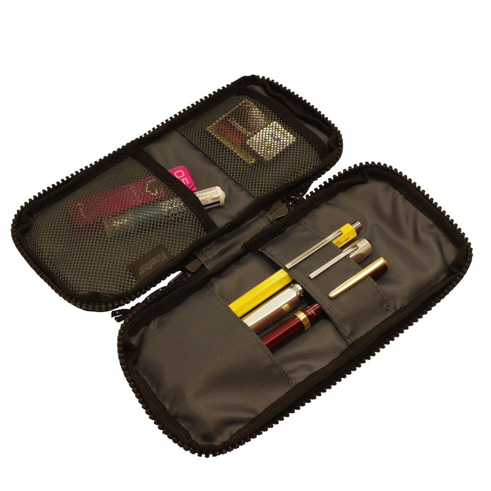 [Delfonics] Contour round pen case (greige)