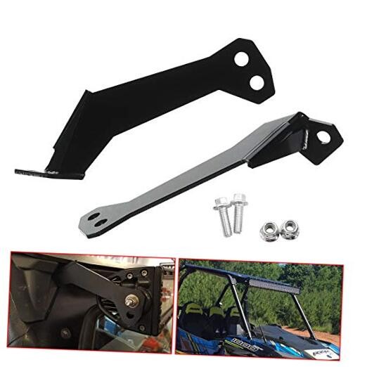 30 Inch Led Light Bar Mounting Bracket for Polaris Upper Windshield Roll Cage