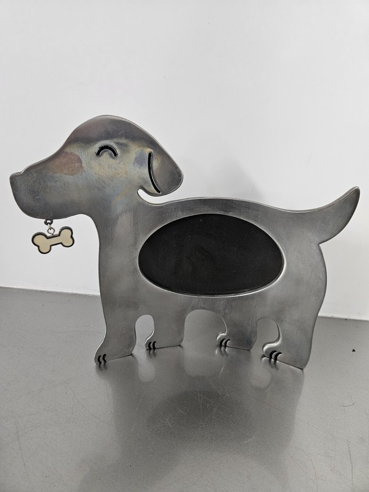 Cute 🐶Dog Shaped Stainless 6x4 Photo Frame