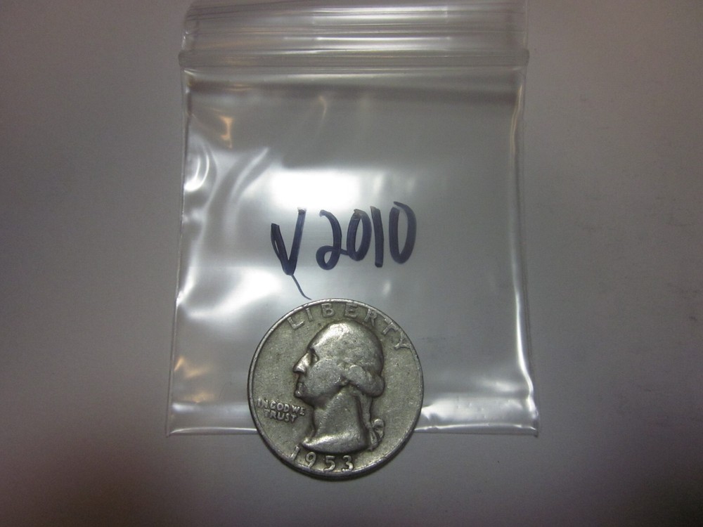 1953 D Washington Silver Quarter 90% Silver