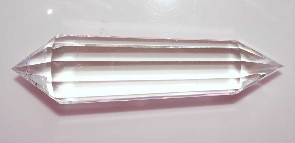 Clear Quartz Vogel 12-sided Crystal - v506
