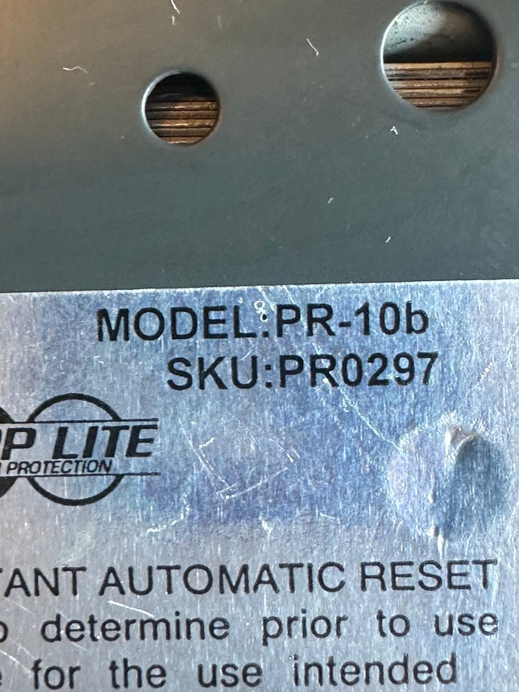 Tripp-Lite PR-10 precision regulated DC power supply