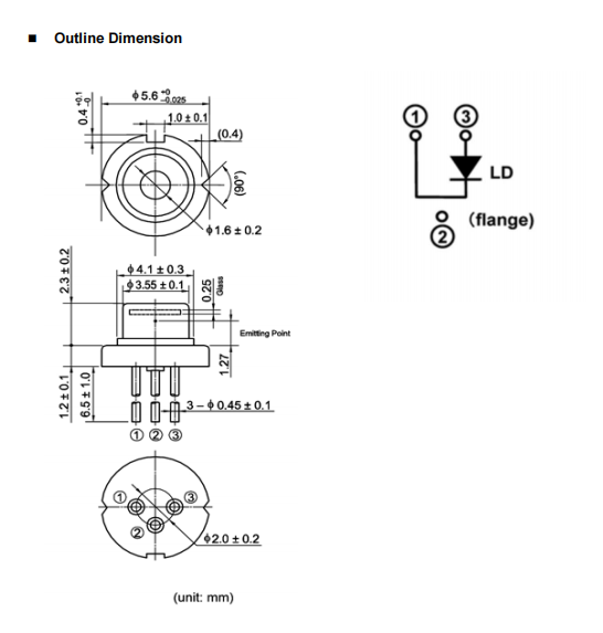 660nm 500mW Multimode Laser Diode Red LT-LD-660-500M