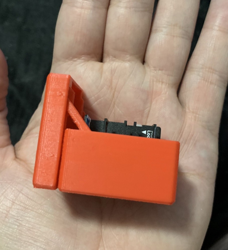 3D Printed Flip Top Mini SD Card Holder!