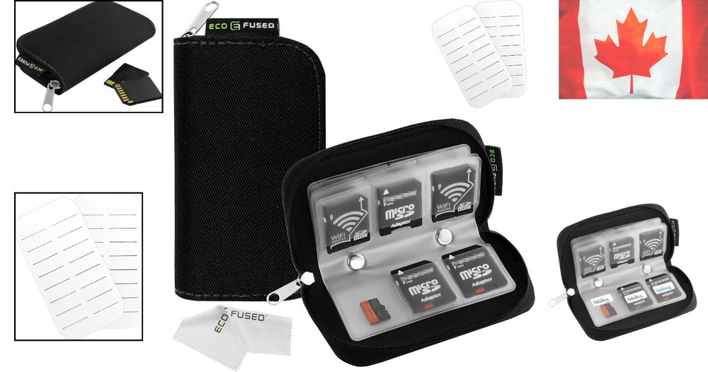 Versatile Memory Card Carrying Case - Keep Your Cards Safe & Organized