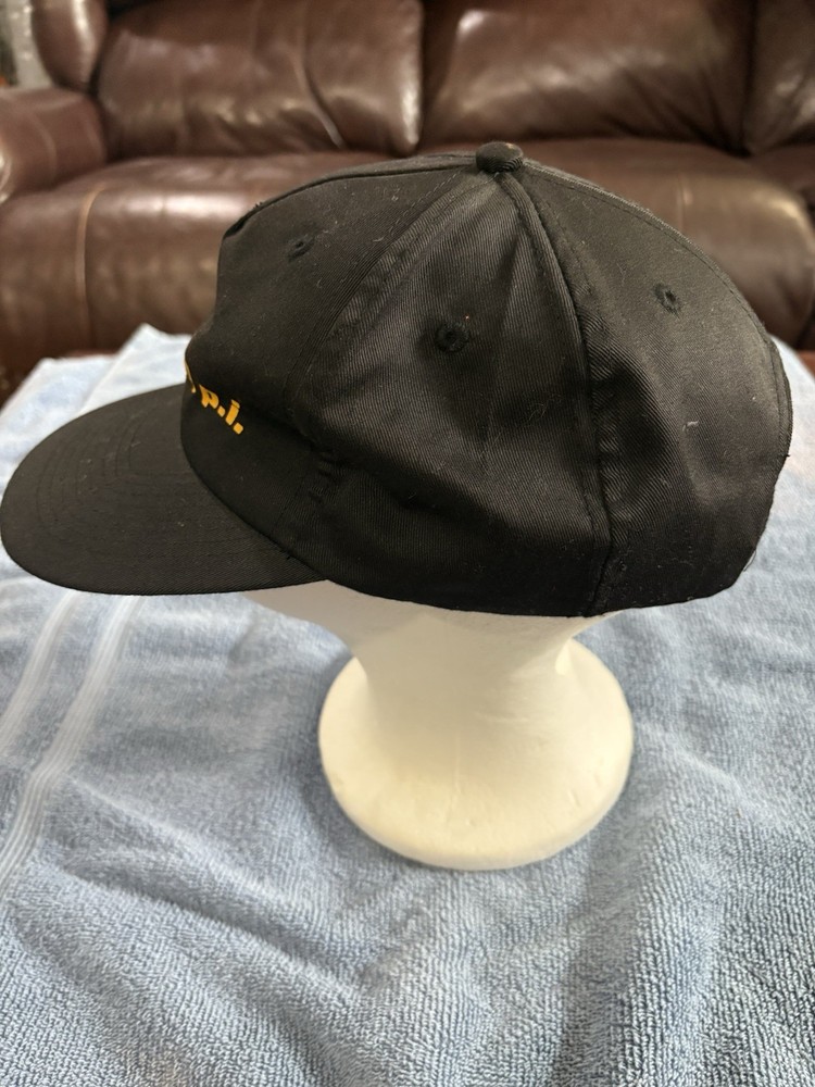 Rare Version Vintage Magnum PI 6 Panel SnapBack Hat Black See Description
