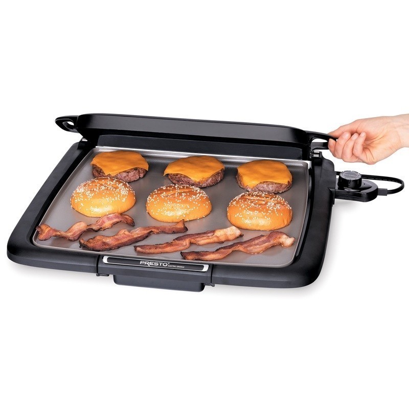 Ceramic Electric Griddle Cooking Surface Nonstick Multi-Function Tray Easy Clean