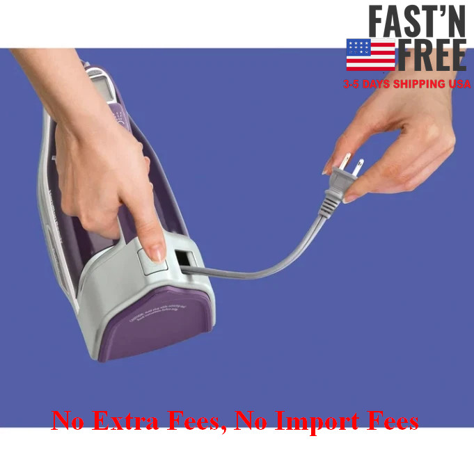 Hamilton Beach Durathon Digital Retractable Cord Iron, Silver, Model 19902F