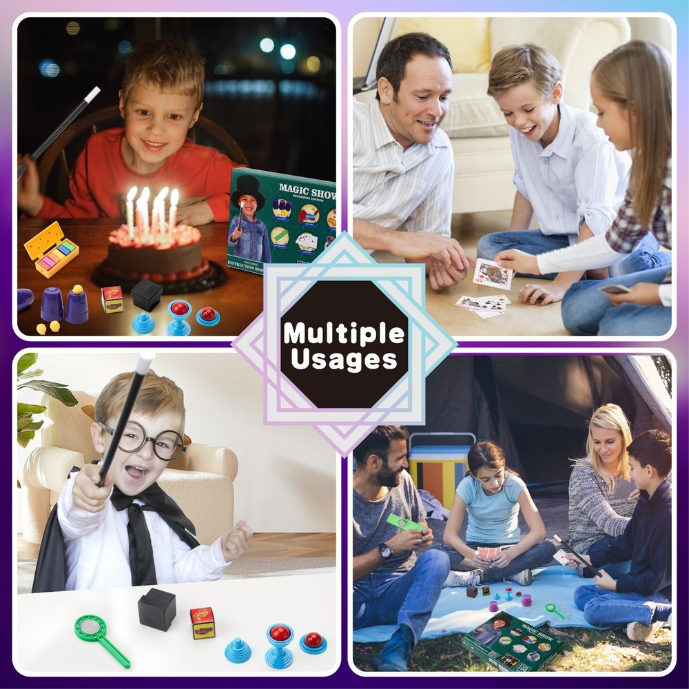 Magic Kit - Magic Tricks for Kids Magic Set with Step-By-Step Instructions
