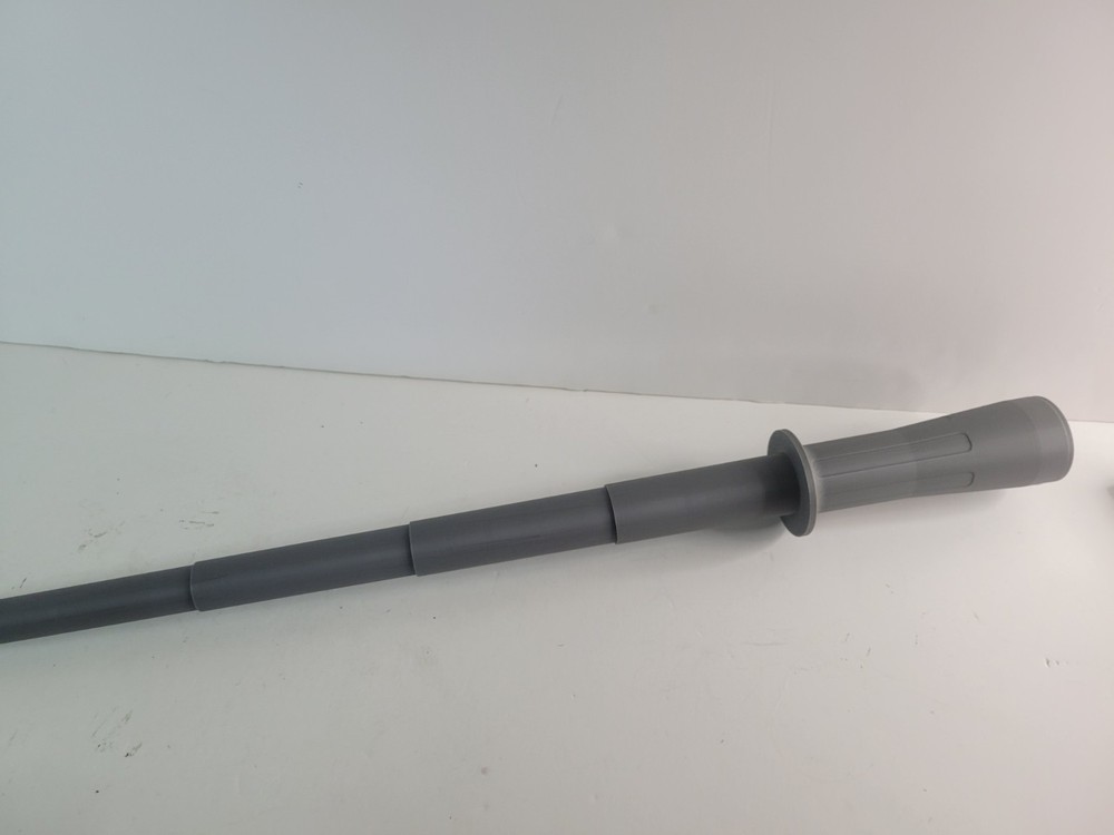 Collapsible Light Saber Sword 3d Printed Gray