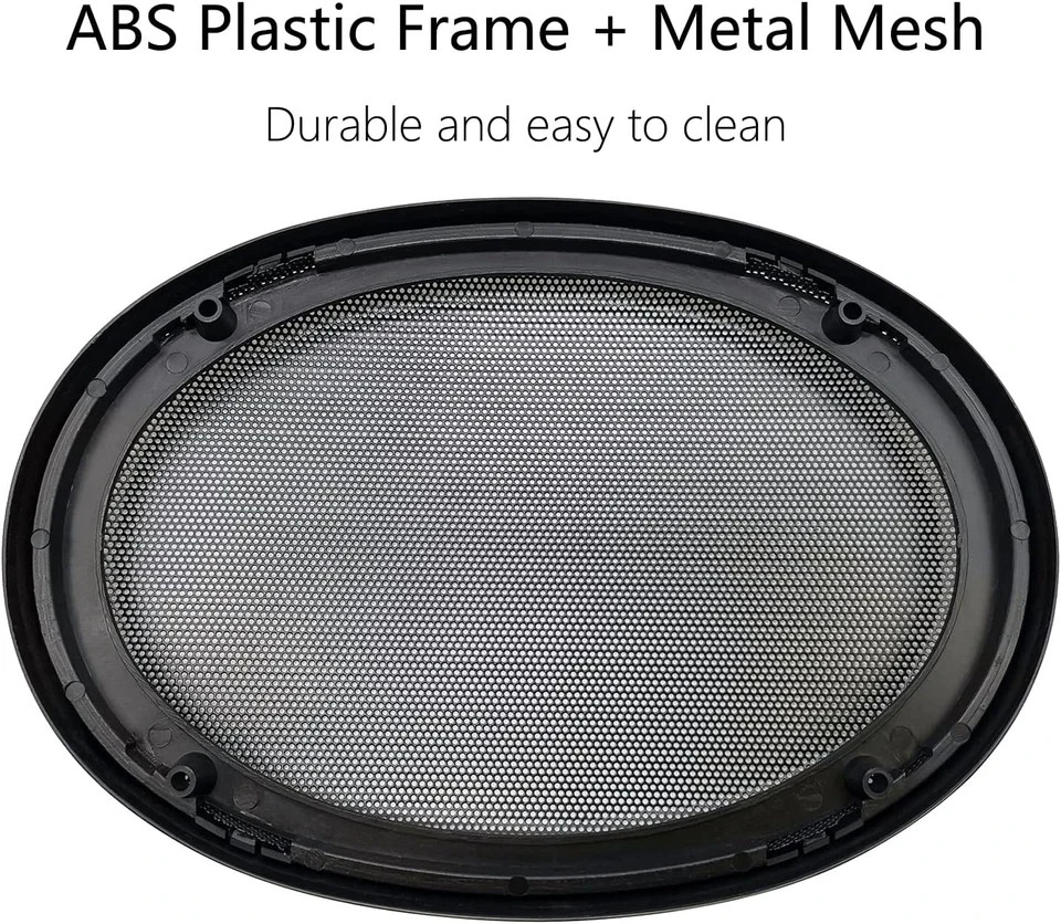 6" X 9" Speaker Grill Covers, Car Speaker Subwoofer Guard Protector, ABS Plastic