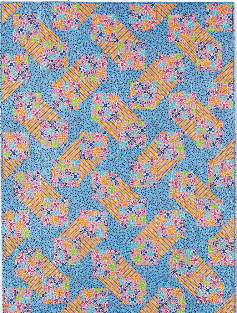 Spinning Around Quilt quilting pattern instructions