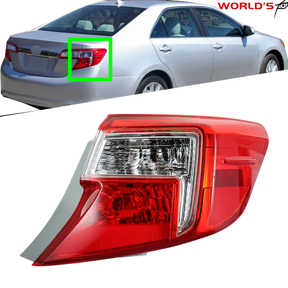 Rear Outer Tail Light Lamp Set For 2012-2014 Toyota Camry Replace Passenger Side