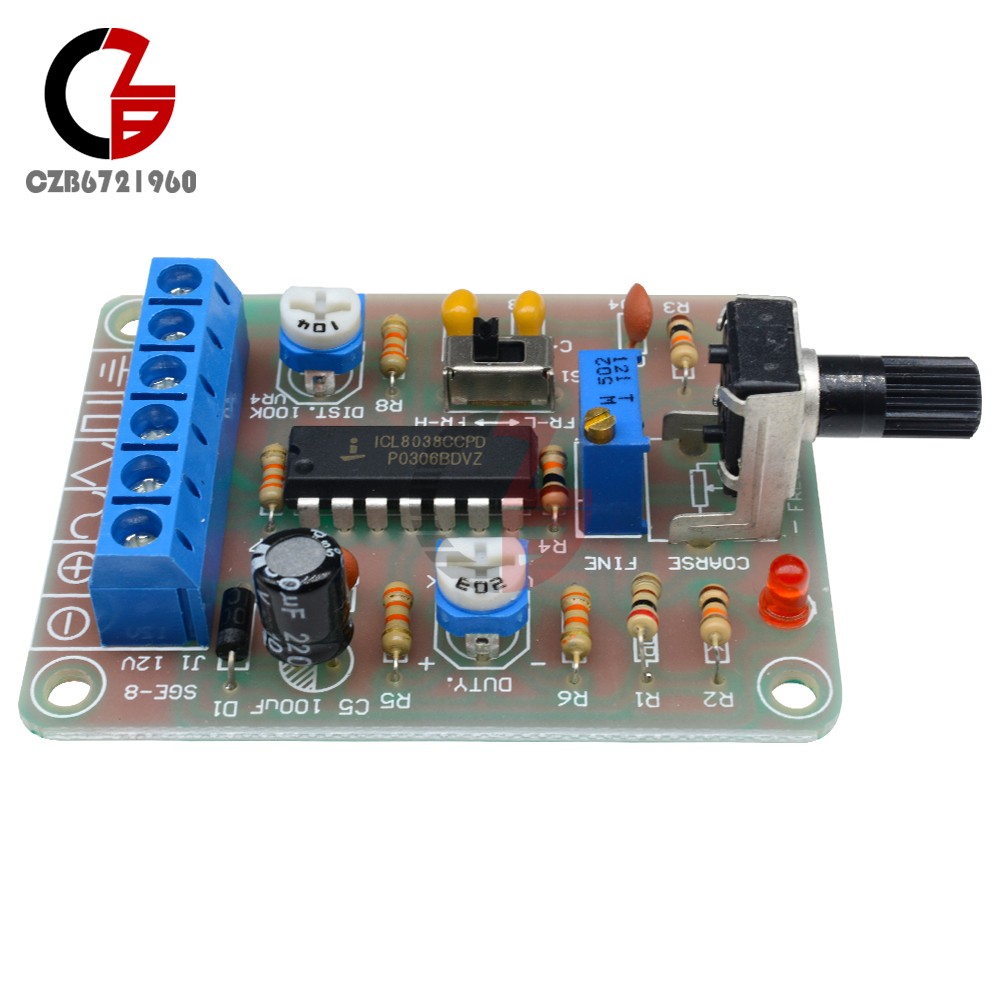 Welded ICL8038 Signal Generator Module Sine Square Triangle Monolithic Function
