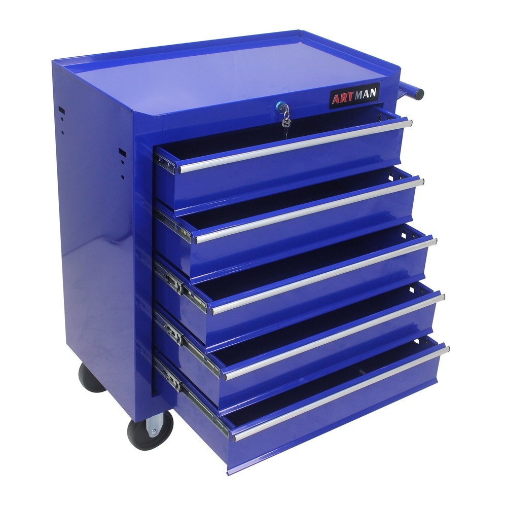 5 Drawer Tool Chest,Tool Storage Cabinet for Garage Workshop with Locking System
