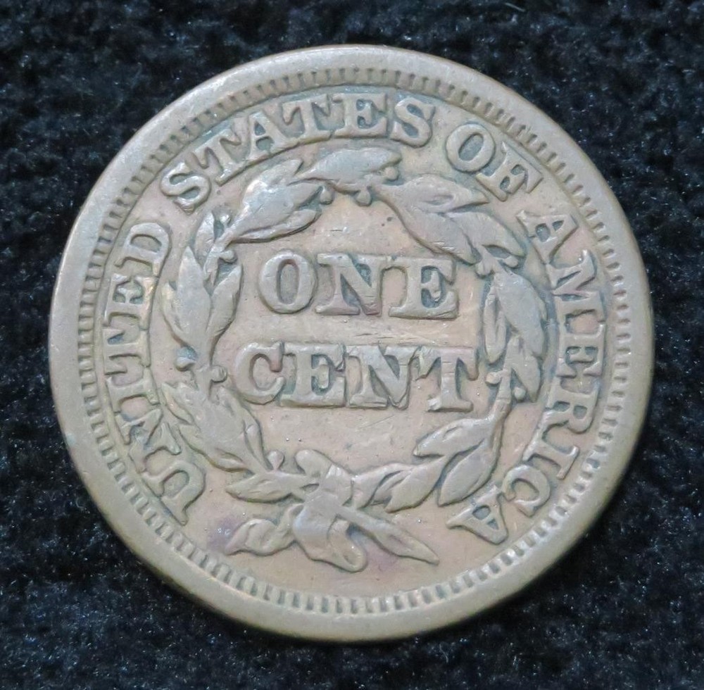 1848 Large Cent * Nice Eye Appeal * Possible Double Date * 5877