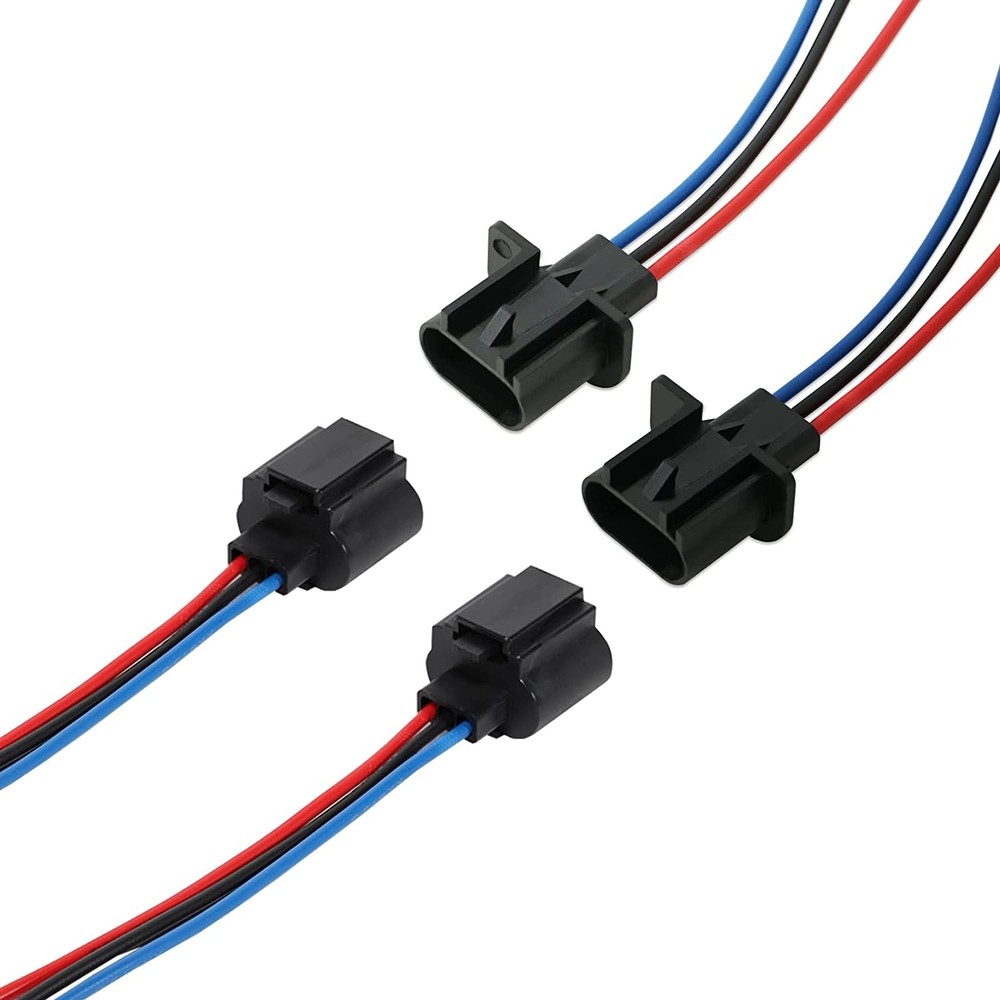 For 2006-2019 Mitsubishi Eclipse H13 9008 Headlight Bulb Wire Harness Connector