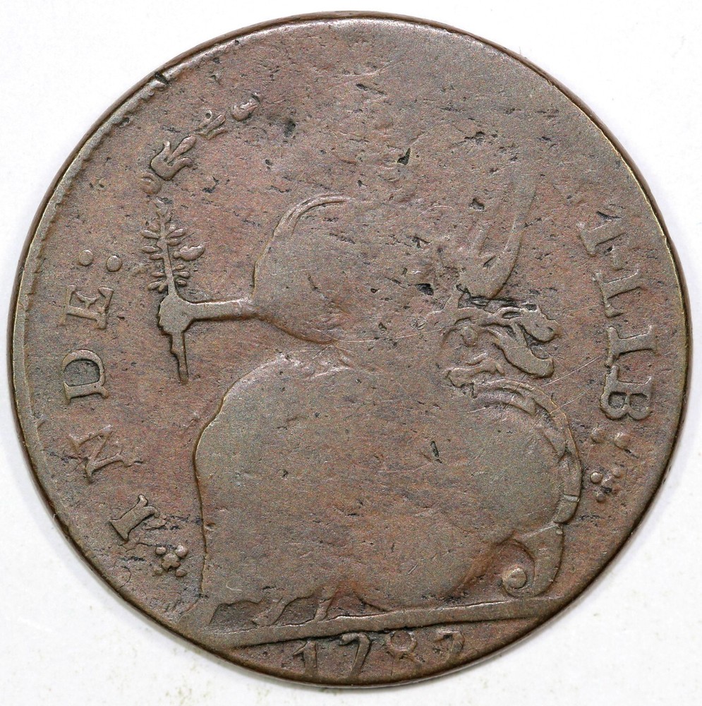 1787 M.37.3-i Connecticut Colonial Copper