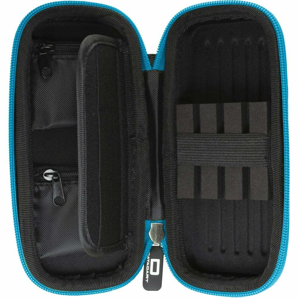 BLUE DATADART PRO PAC HARD SHELL DART CASE WILL HOLD FULLY LOADED DARTS