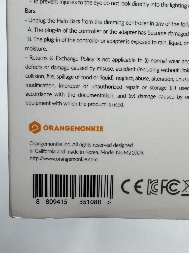 Orangemonkie Halo Bar Extra Lighting Accessory For Foldio Studios