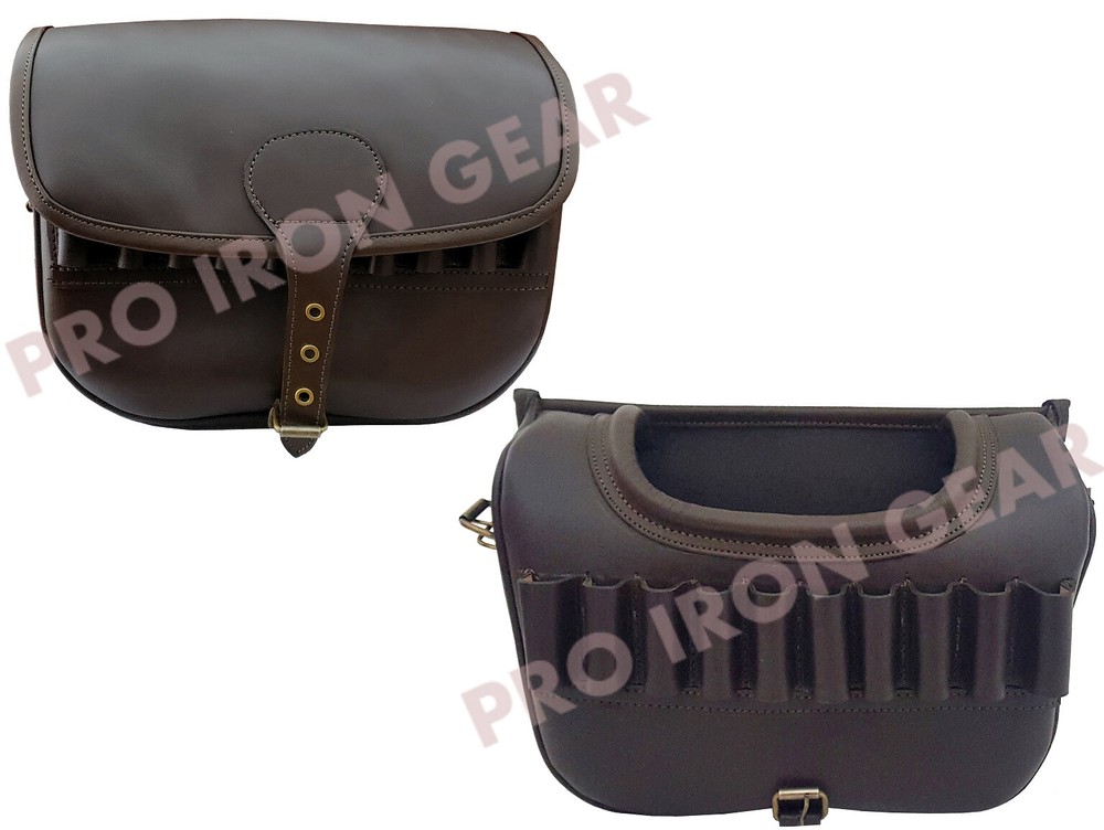 Leather Cartridge Bag 100+ Shells Hunting