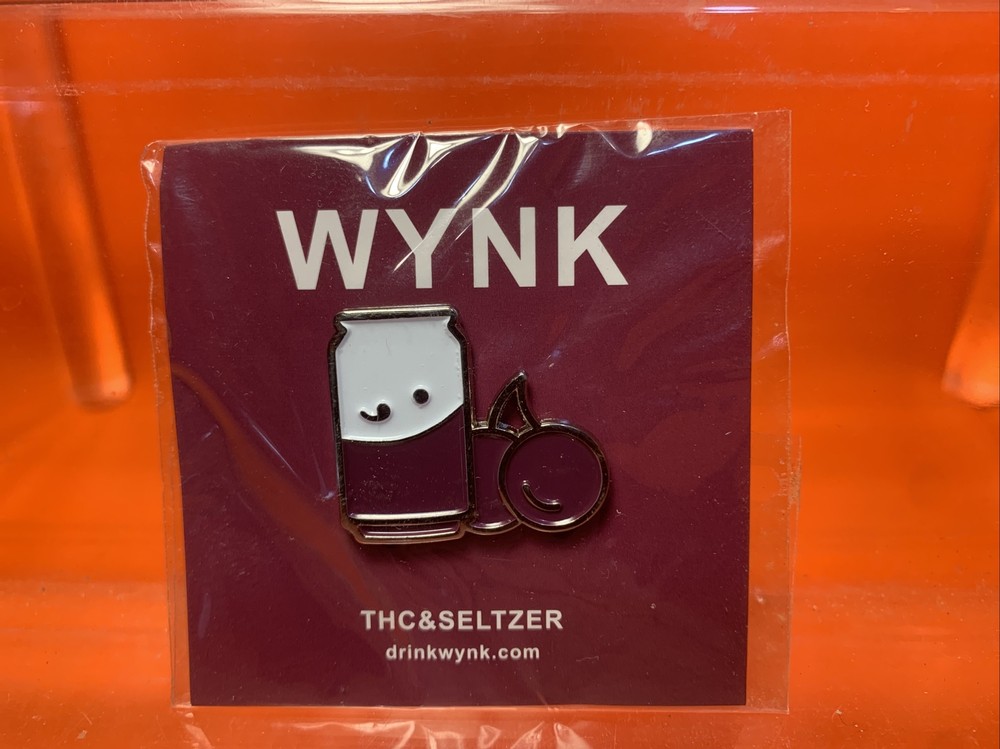 WYNK Sparkling Seltzer Merchandise  Pin New