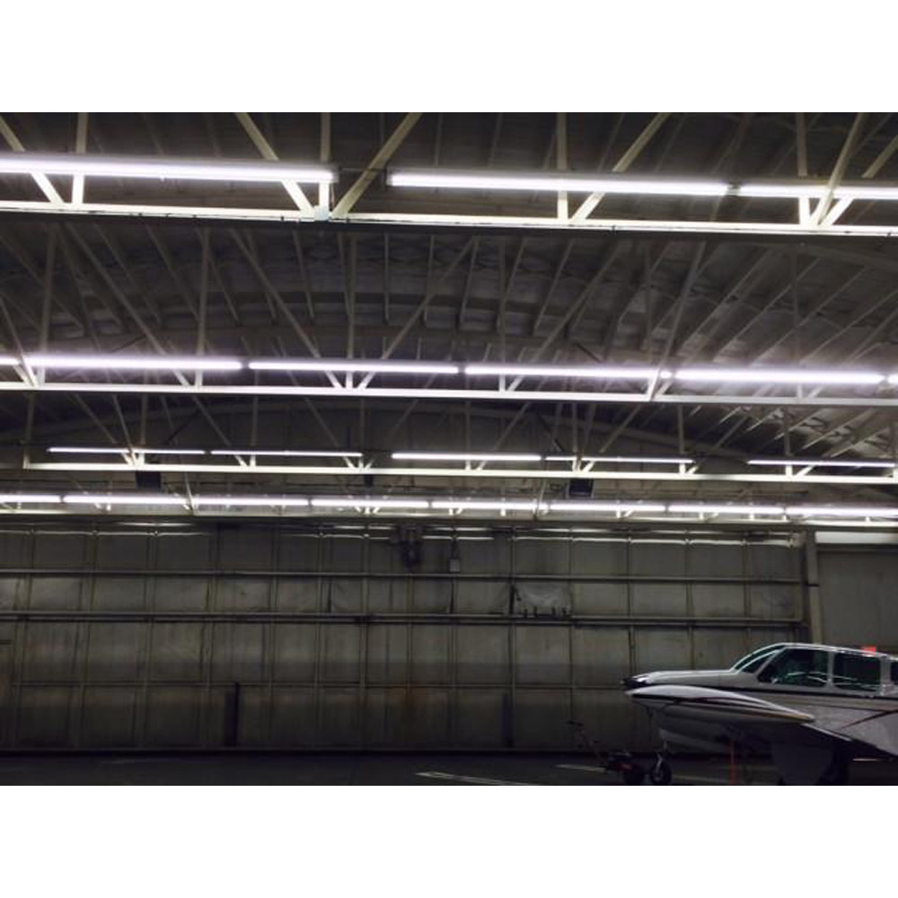 R17D HO 2 Pins T8 8ft LED Tube Light 65W Replace Fluorescent Light 6000K 4Pack