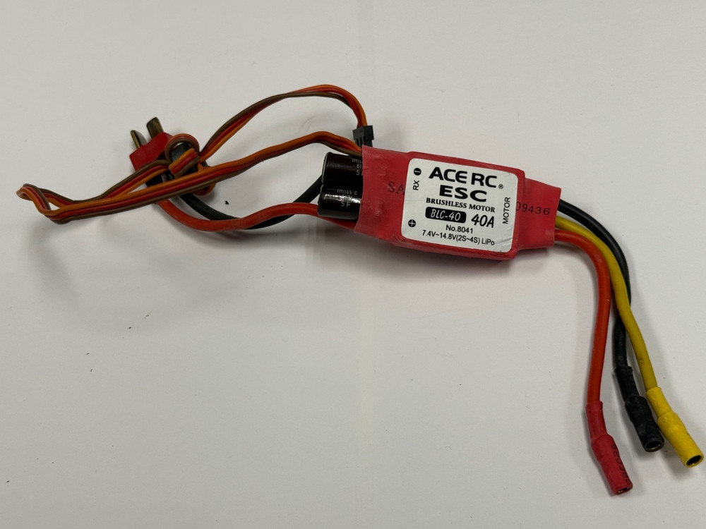 Thunder Tiger E325 RC Remote Control Helicopter Brushless Speed Control 40A ESC