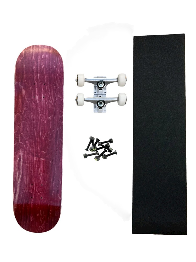 8.25” Blank Skateboard Complete