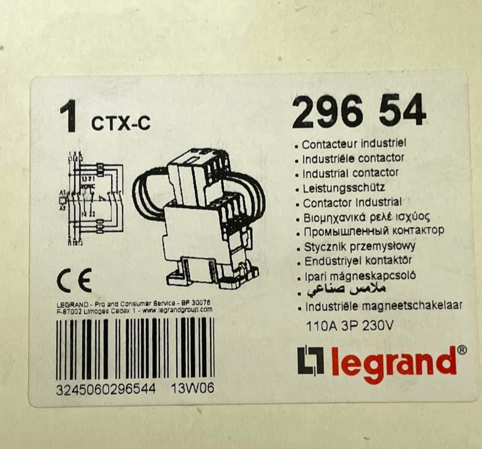 LEGRAND CTX-C Industrial Contactor 29654