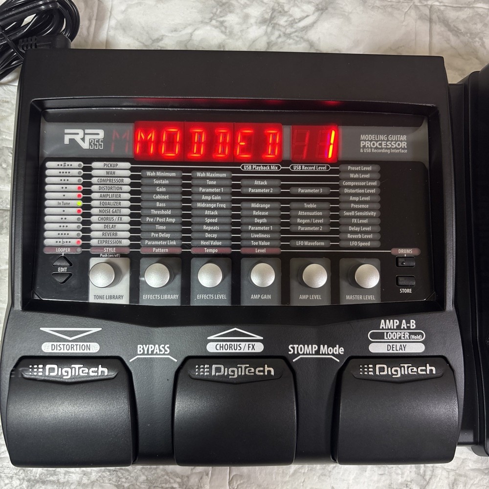 DigiTech RP355 Multi-Effects Guitar Effect Pedal TESTED From Japan