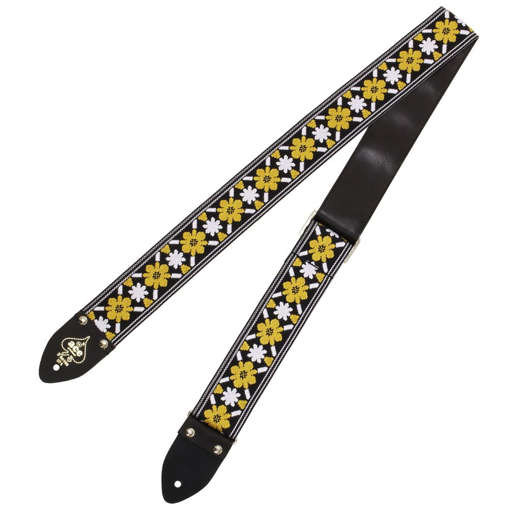 D'Andrea ACE 5 Vintage Reissue Rooftop Adjustable 2" Wide Guitar Strap