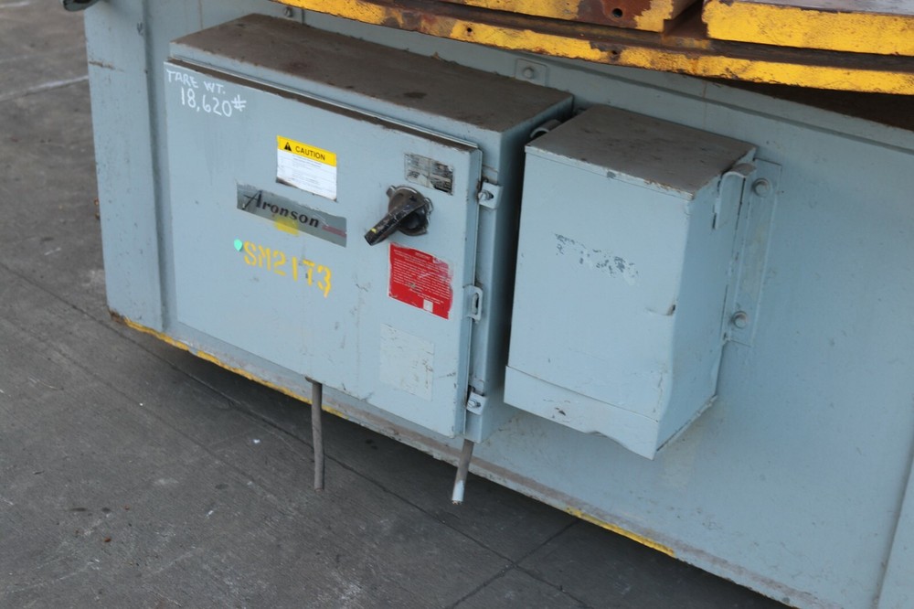 96" X 200,000 LB ARONSON WELDING TABLE: YODER #72507