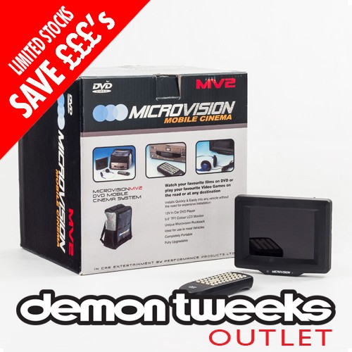 Microvision 2 In Car DVD Player With Storage Case (P/N MV2)