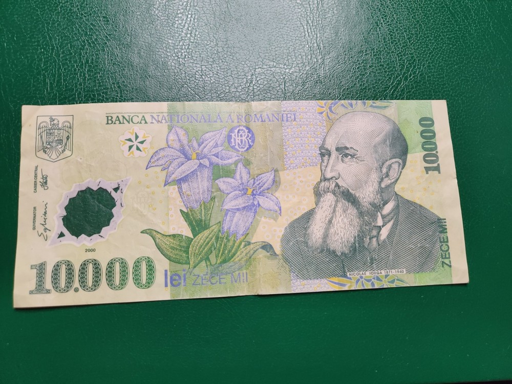 ROMANIA - 10000 LEI 2000 - BANKNOTES