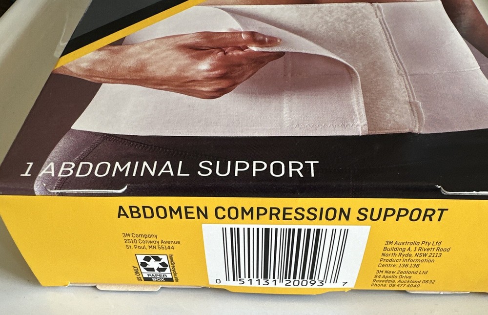 2 Packs 3M Abdominal Compression Support, Medium FUTURO