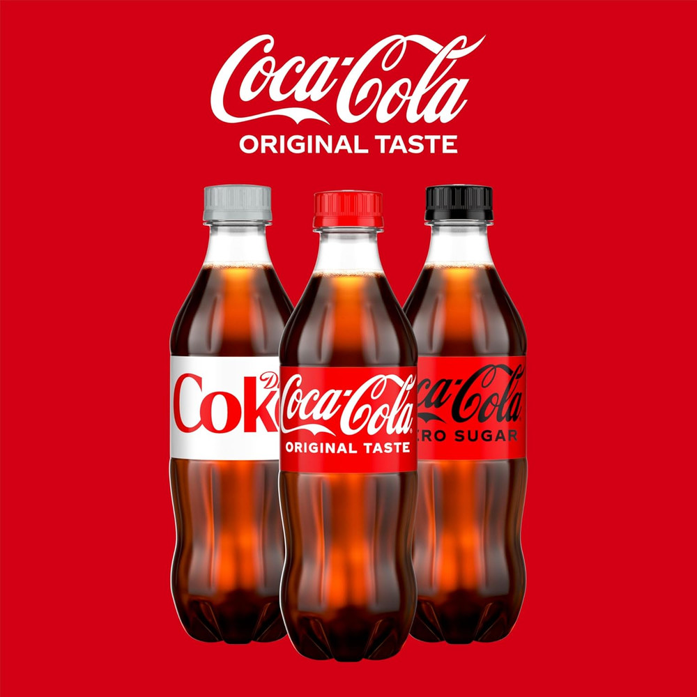 Soda Soft Drink Bottles, 16.9 fl oz, 6 Pack