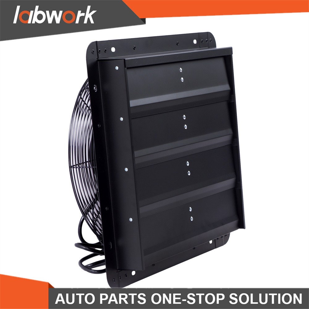 Labwork 16" Wall Mounted Shutter Exhaust Fan Automatic Shutter W/ Variable Speed