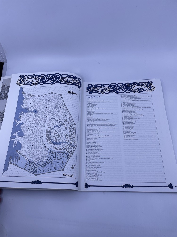 Cormyr Dungeons & Dragons Forgotten Realms TSR 9410 Source book Module W/ MAP