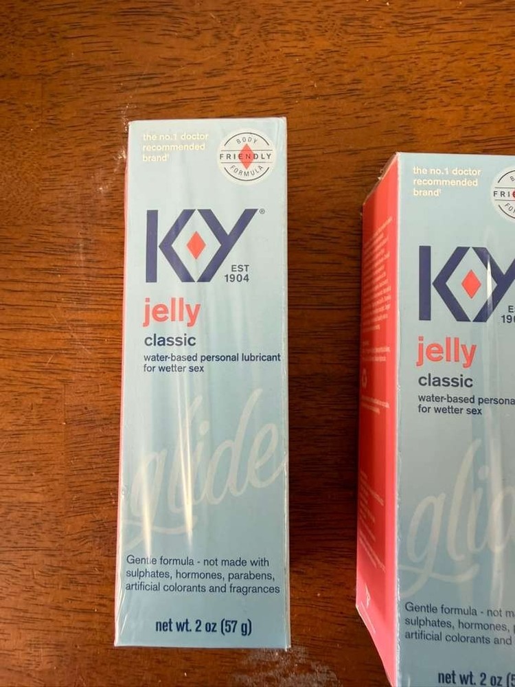 KY Jelly lubricant 2 oz (2 PACK)