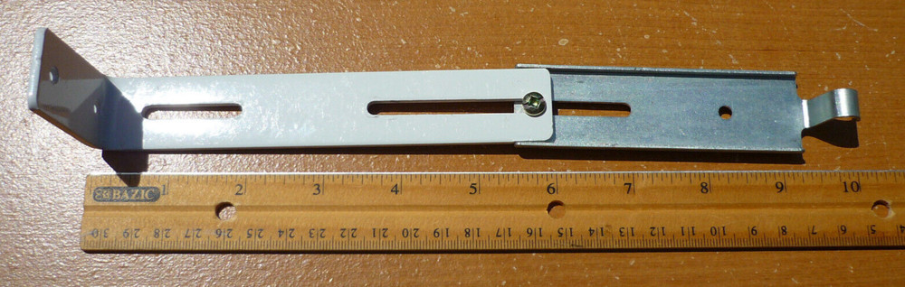 White Kirsch Adjustable Oval Rod Support Brackets 9565-025 / 9565025