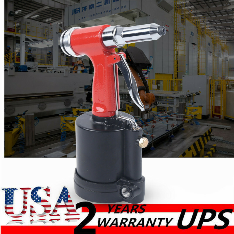 1/4" Air Hydraulic Pop Rivet Gun Tools Nut Riveter Garage Workshop Pneumatic