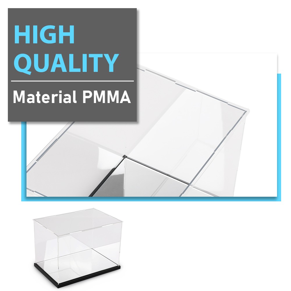 Clear Single Boxing Glove Horizontal Display Case