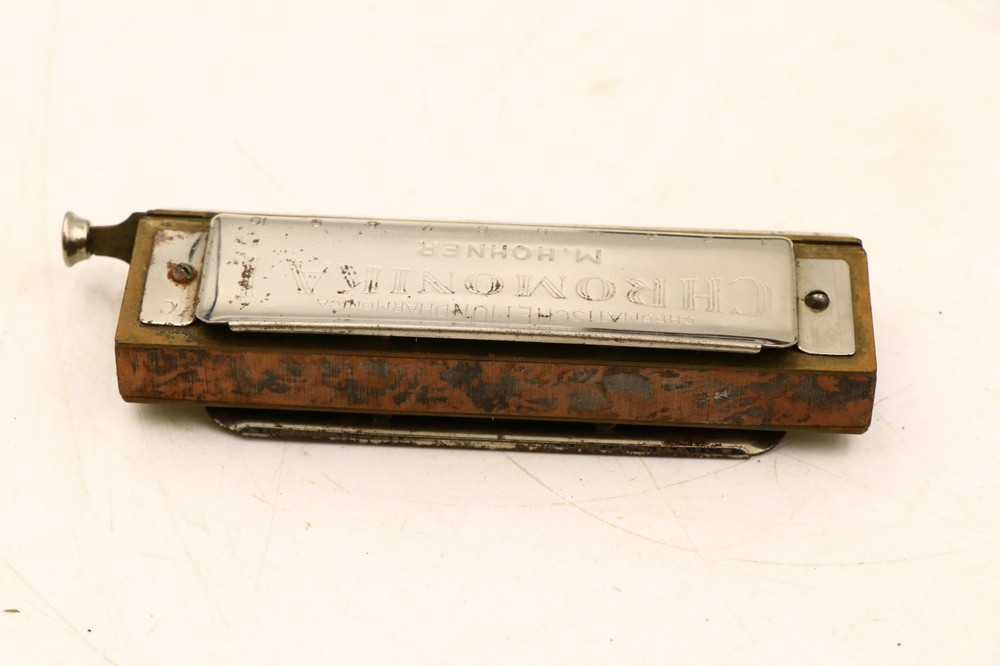 Vintage M. Hohner “Chromonika I” Harmonica With Authentic Box