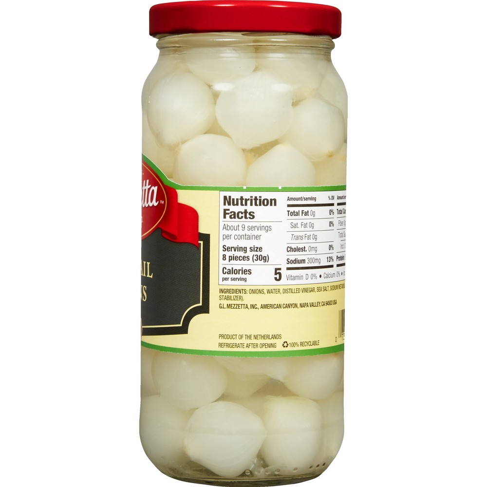 4 pack Cocktail Onions 16 fl oz Jar