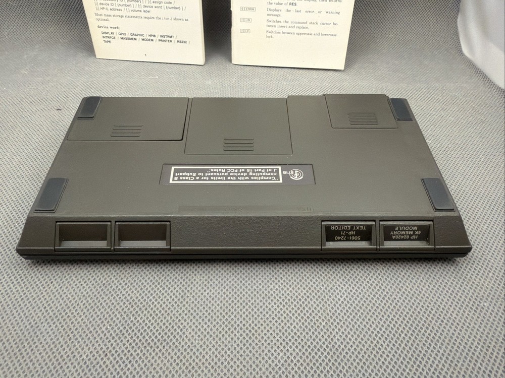 HP 71B Hewlett Packard Calculator HP-71B, Good Condition