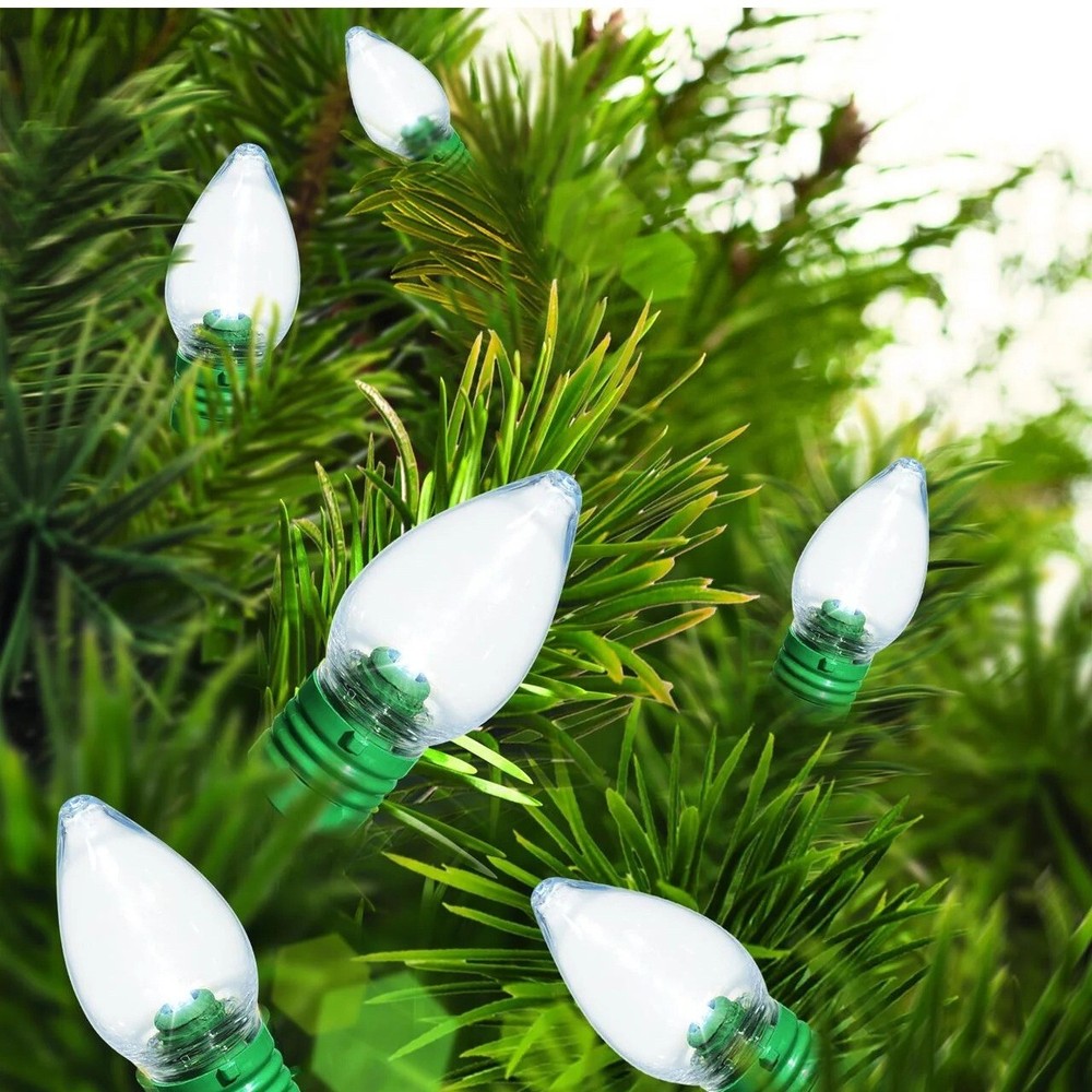 Holiday Time 25 Cool White Super Bright C7 LED Lights