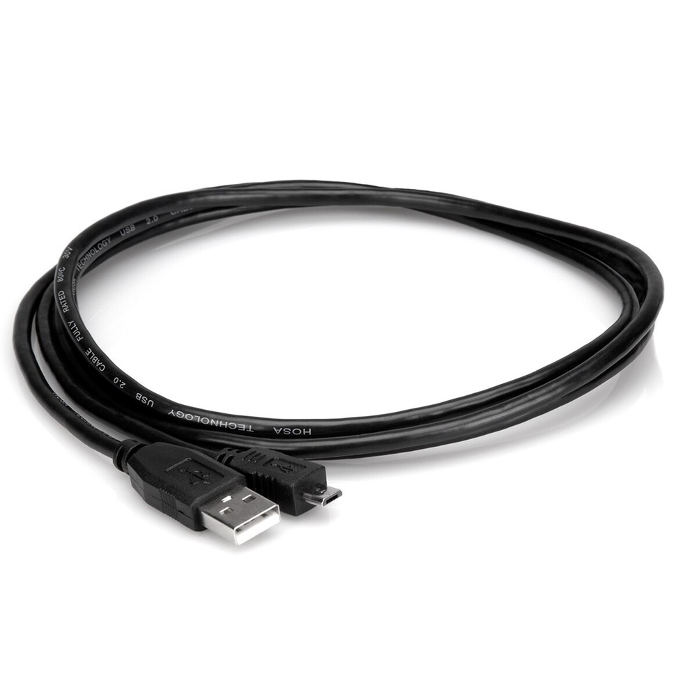 Hosa USB-206AC High Speed USB Type A to Micro-B Cable, 6ft