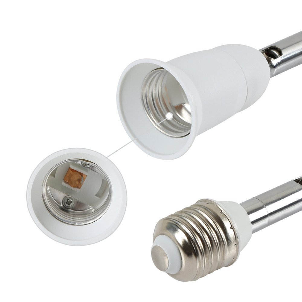 Light Socket Extender 90 Degree Adjustable E26 E27 Bulb Adapter Converter